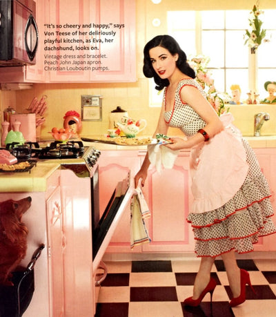 Glamour Friday: Dita Von Teese at Home